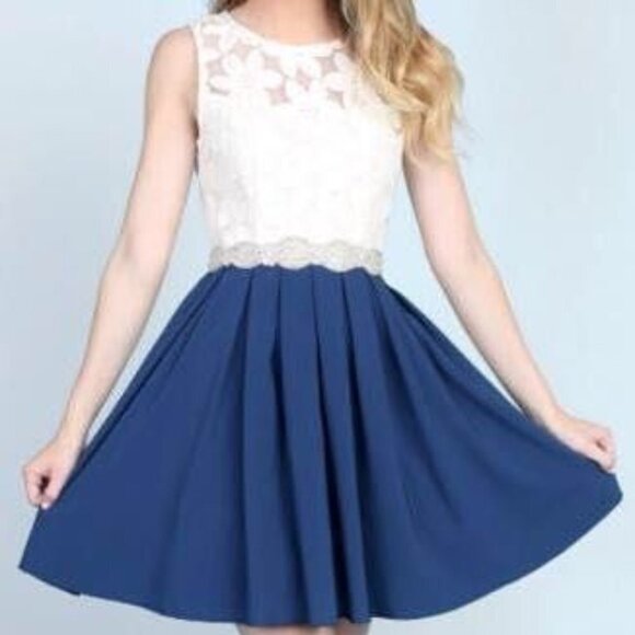 Altered State Skater Mini Dress Lace Bodice 😊😊 - Picture 1 of 10